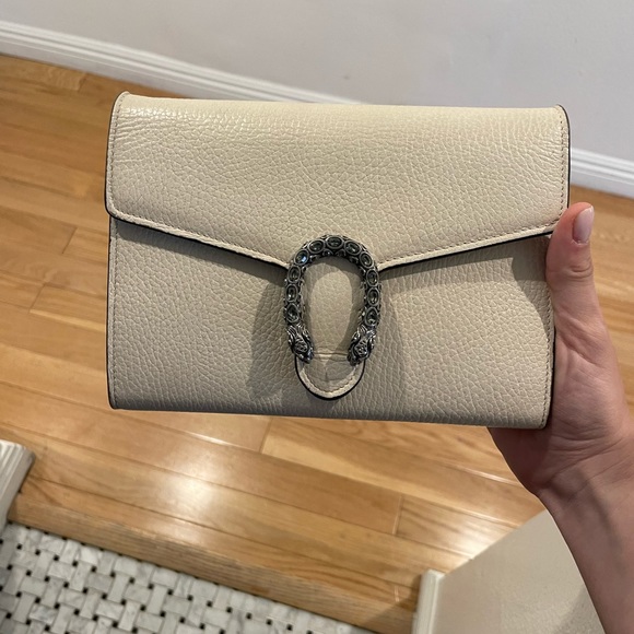 Gucci Dionysus Wallet On Chain - Cream - Picture 1 of 3